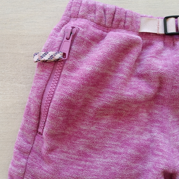 Hanna Andersson Fleece Pants With Reinforced Knees / Size 6-7 - Picture 4 of 10